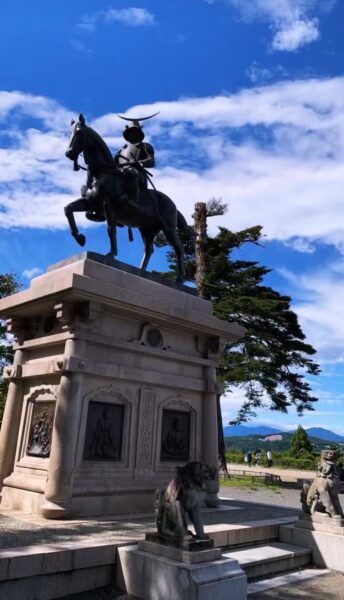 Sendai Castle　Date Masamune Aobajo